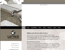 Tablet Screenshot of lattice-terrazzo.nl